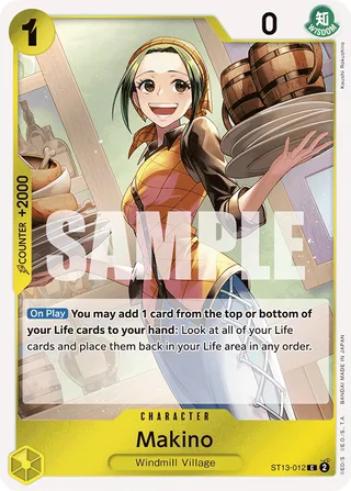 Makino #ST13-012 · ST-13: Ultra Deck The Three Brothers One Piece card
