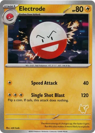 Electrode #22 · My First Battle Pokémon card