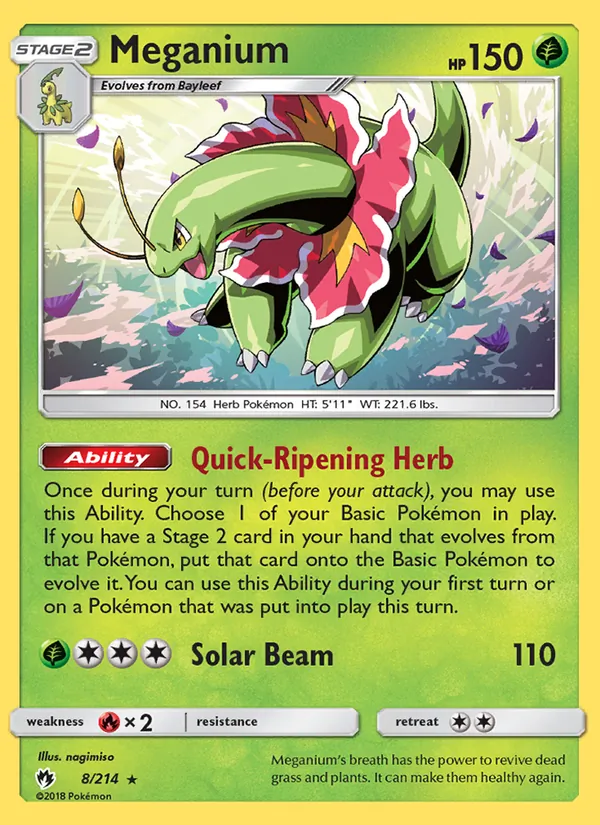 Meganium full card art
