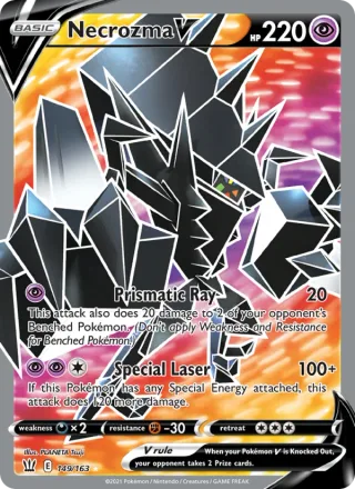 Necrozma V #149 · Battle Styles Pokémon card