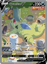 Tyranitar V · Battle Styles Pokémon card