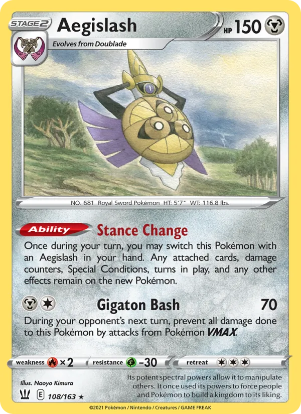 Aegislash full card art