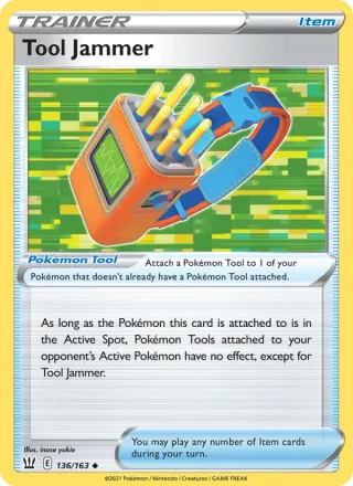 Tool Jammer #136 · Battle Styles Pokémon card