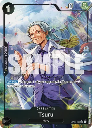 Tsuru (Premium Card Collection -Best Selection Vol. 1-) #OP02-106-premium-card-collection-best-selection-vol-1 · One Piece Promotion Cards One Piece card