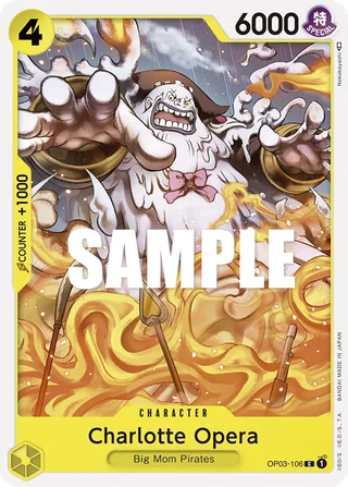 Charlotte Opera #OP03-106 · ST-20: Starter Deck 20 YELLOW Charlotte Katakuri One Piece card