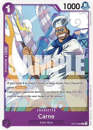 Carne #OP12-066 · Legacy of the Master One Piece card