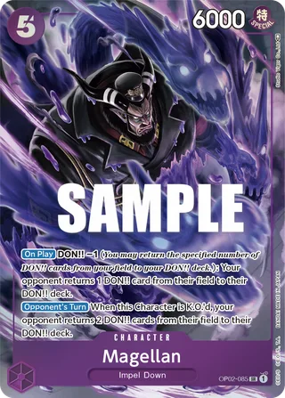 Magellan (Alternate Art) #OP02-085-alternate-art · Paramount War One Piece card