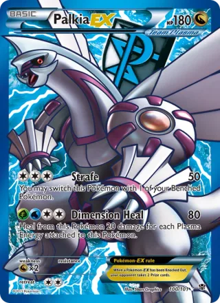 Palkia-EX #100 · Plasma Blast Pokémon card