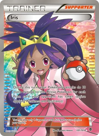 Iris #101 · Plasma Blast Pokémon card