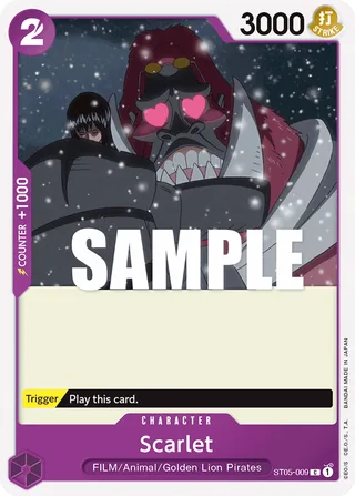 Scarlet #ST05-009 · ST-05: Starter Deck 5 Film Edition One Piece card