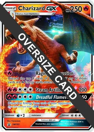Charizard GX - SM195 (SM Black Star Promo) #SM195 · Jumbo cards Pokémon card