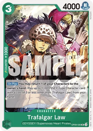 Trafalgar Law #OP09-030 · Emperors in the New World One Piece card