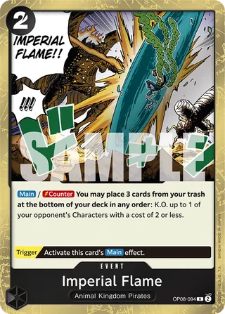 Imperial Flame #OP08-094 · Two Legends One Piece card