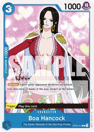 Boa Hancock (Jolly Roger Foil) #ST03-013-jolly-roger-foil · Premium Booster -The Best- One Piece card