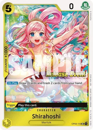 Shirahoshi (ST15 - ST20 Release Event Winner Pack) #OP03-116-st15-st20-release-event-winner-pack · One Piece Promotion Cards One Piece card
