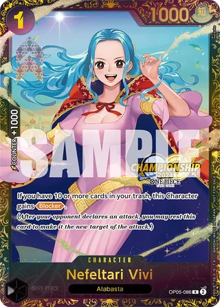 Nefeltari Vivi (October Championship 2024 Store Regionals) #OP05-086-october-championship-2024-store-regionals · One Piece Promotion Cards One Piece card