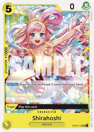 Shirahoshi (Dash Pack) #OP03-116-dash-pack · Kingdoms of Intrigue One Piece card