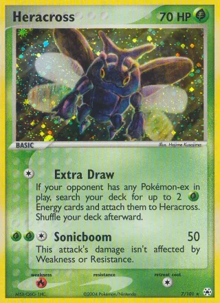 Heracross #7 · Hidden Legends Pokémon card