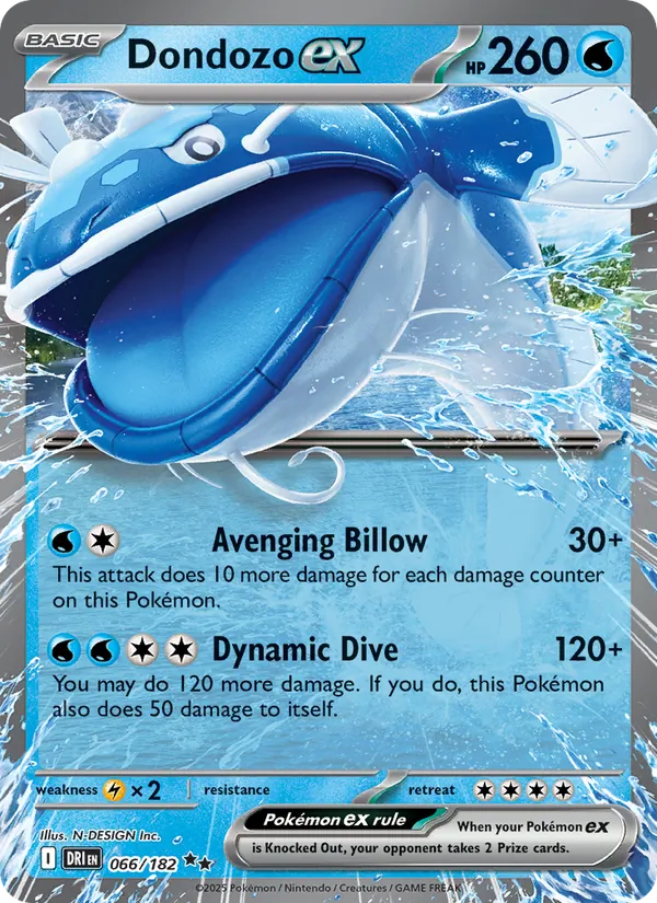 Dondozo ex full card art