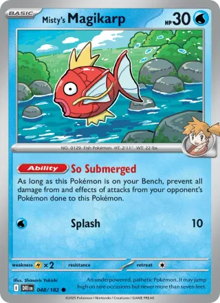 Misty's Magikarp #048 · Destined Rivals Pokémon card