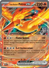 Team Rocket's Moltres ex · Destined Rivals Pokémon card