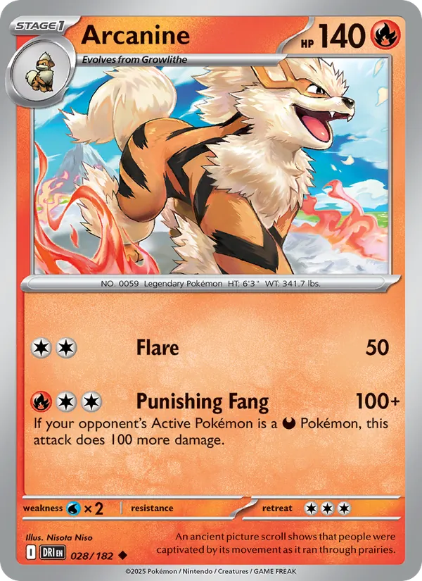 Arcanine full card art
