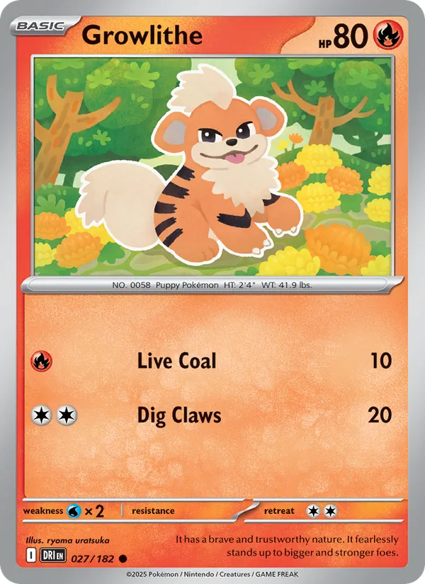 Growlithe full card art