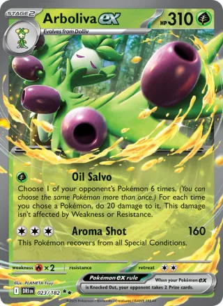 Arboliva ex #023 · Destined Rivals Pokémon card