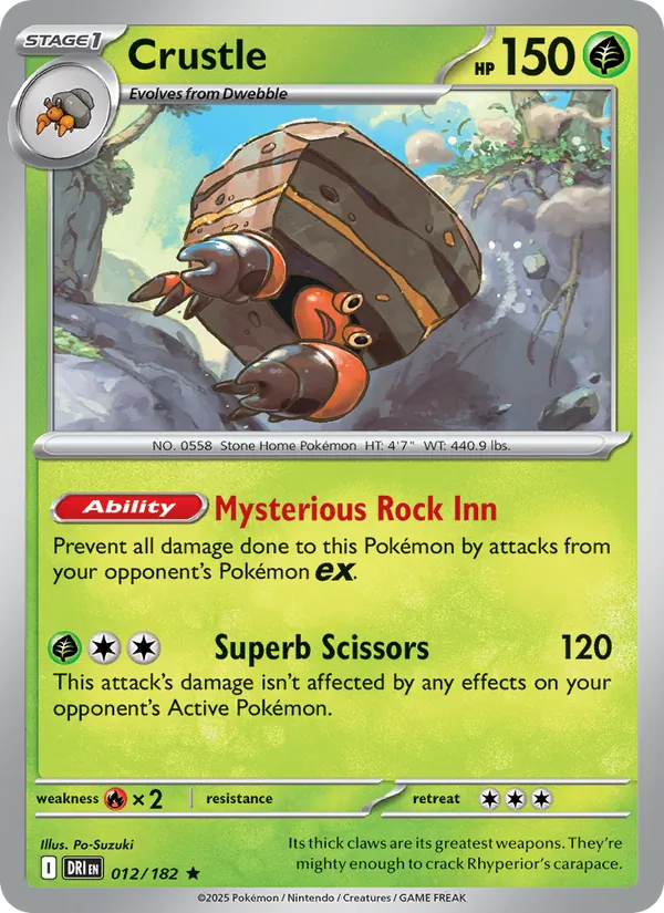 Crustle full card art