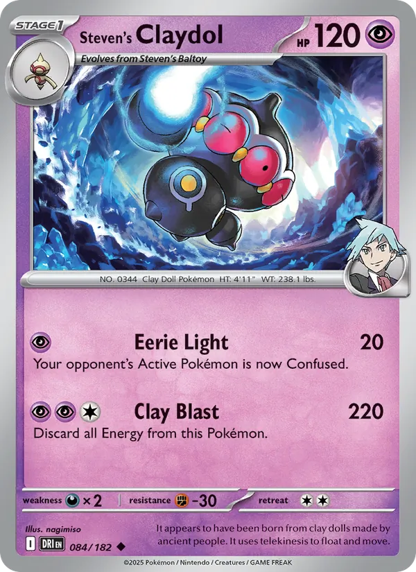 Steven's Claydol full card art