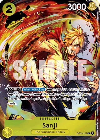 Sanji (Offline Regional 2024) [Participant] #OP03-102-offline-regional-2024-participant · One Piece Promotion Cards One Piece card