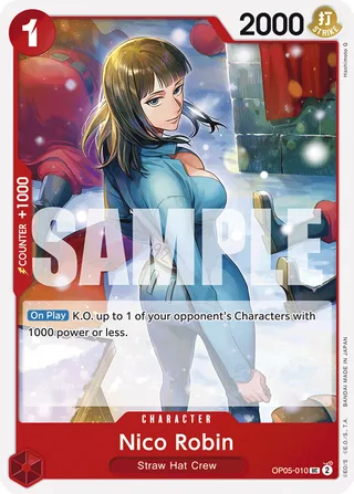Nico Robin (Jolly Roger Foil) #OP05-010-jolly-roger-foil · Premium Booster -The Best- One Piece card
