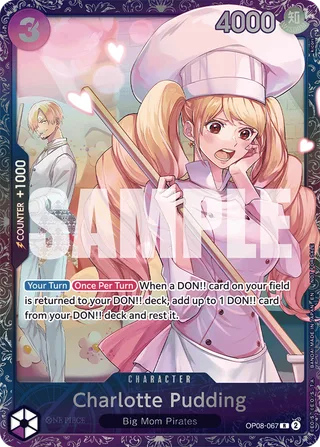 Charlotte Pudding (Treasure Cup 2025) #OP08-067-treasure-cup-2025 · One Piece Promotion Cards One Piece card