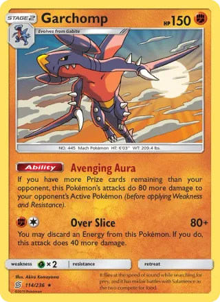 Garchomp #114 · Unified Minds Pokémon card