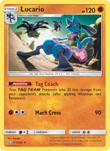 Lucario · Unified Minds Pokémon card