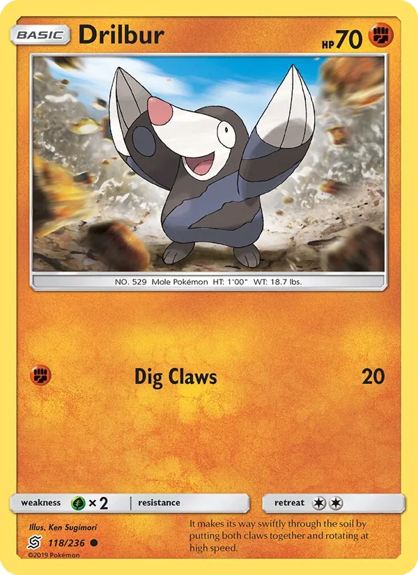 Drilbur full card art