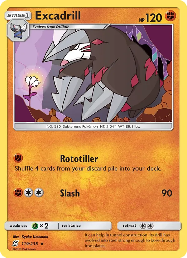 Excadrill full card art