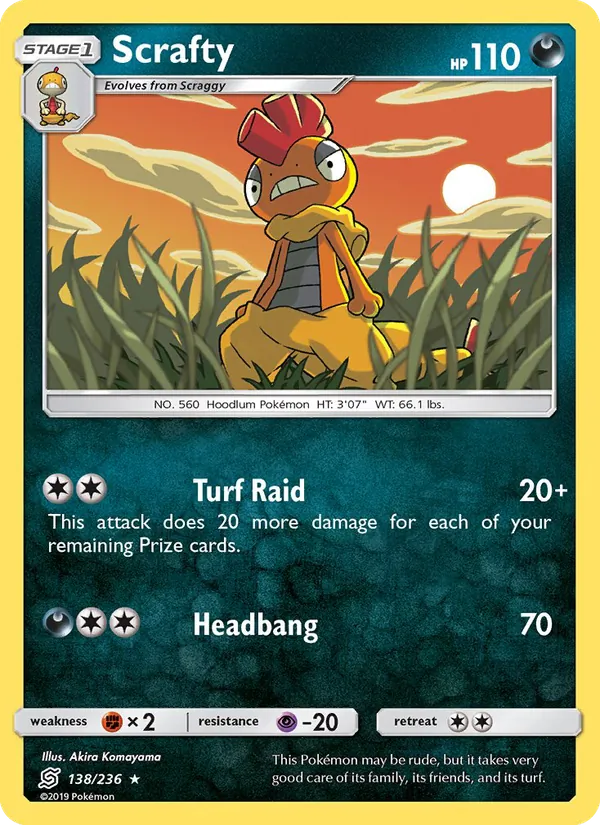 Scrafty full card art