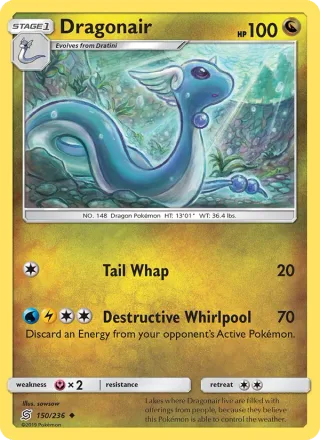 Dragonair #150 · Unified Minds Pokémon card