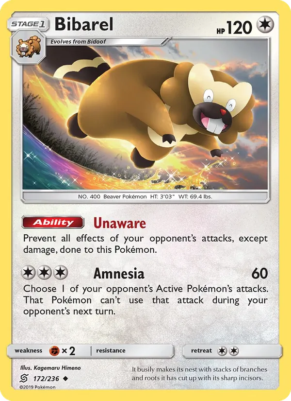 Bibarel full card art
