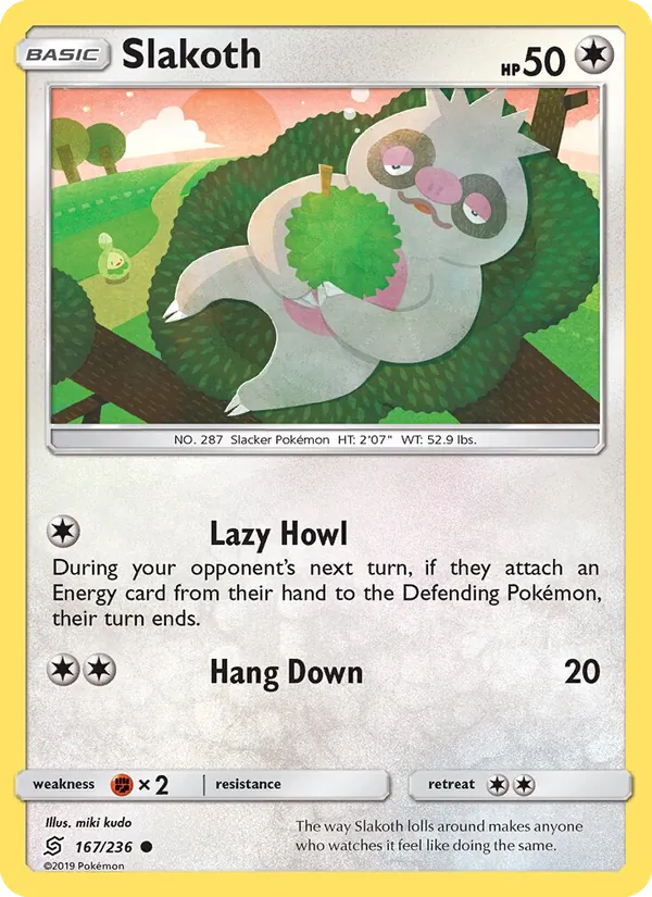 Slakoth full card art