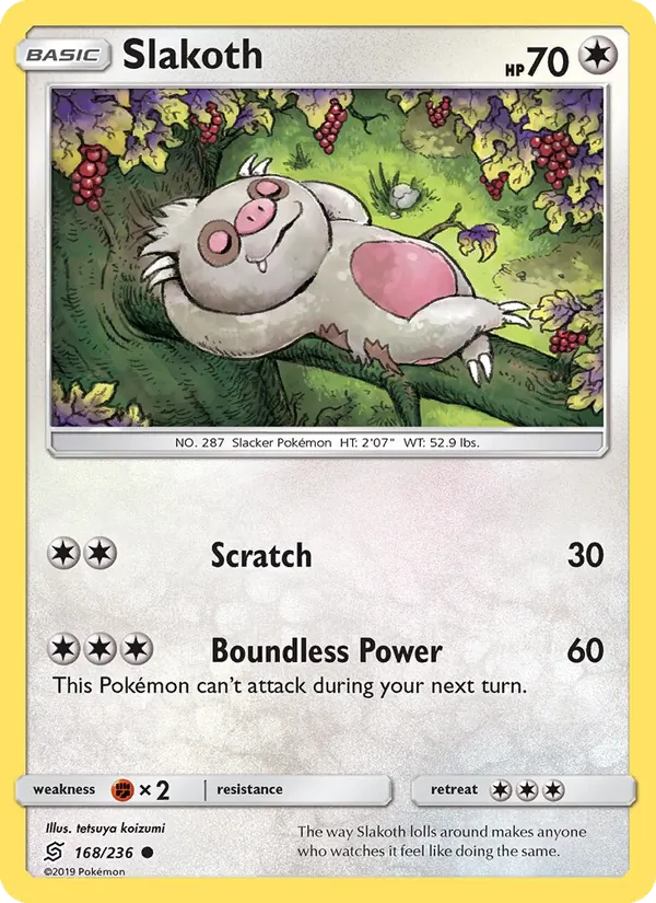 Slakoth full card art