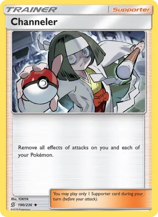 Channeler #190 · Unified Minds Pokémon card