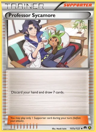 Professor Sycamore #107a · BREAKpoint Pokémon card