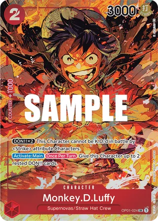 Monkey.D.Luffy (Parallel) #OP01-024-parallel · Romance Dawn One Piece card
