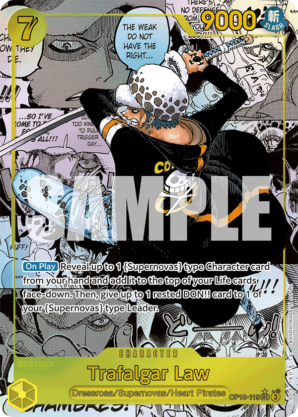 Trafalgar Law (Manga) full card art