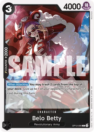 Belo Betty #OP12-090 · Legacy of the Master One Piece card