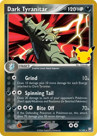 Dark Tyranitar #006 · 30th Classic Collection Pokémon card