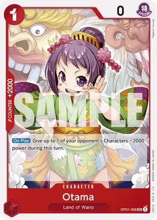 Otama (Japanese 1st Anniversary Set) #OP01-006-japanese-1st-anniversary-set · One Piece Promotion Cards One Piece card