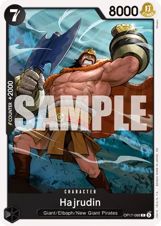 Hajrudin #OP17-088 · The World's Strongest Warriors One Piece card